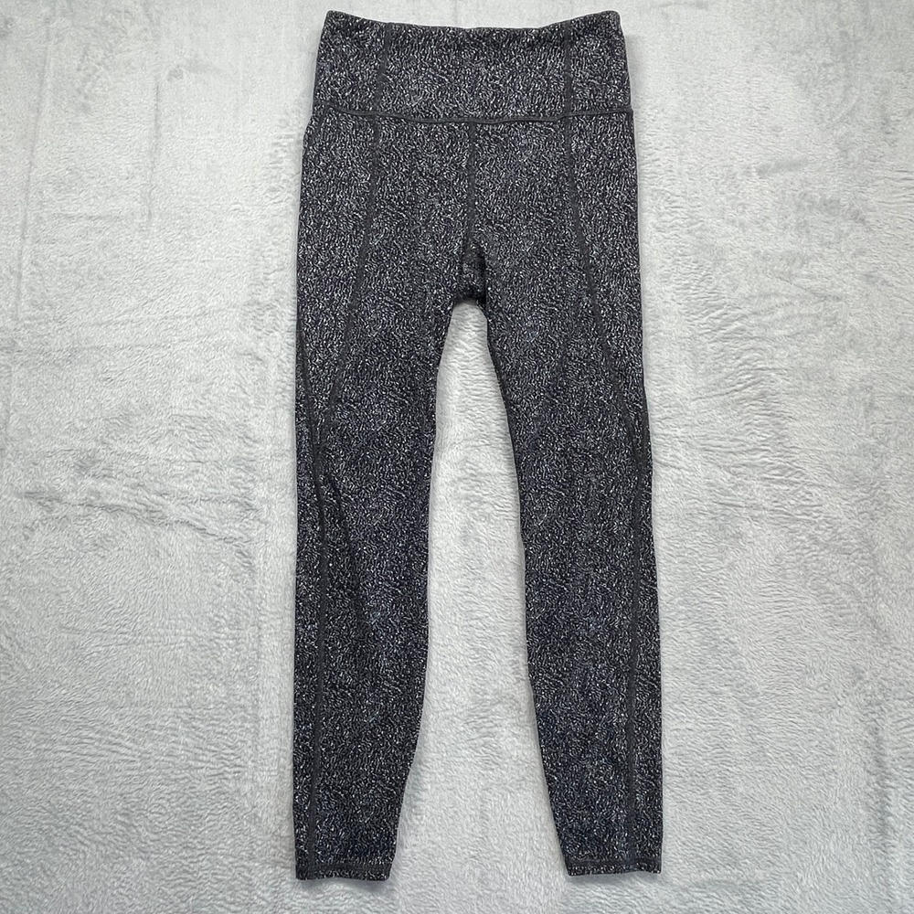 Athleta Lightning Static 7/8 Tight Women XS Black Workout Yoga High Rise Legging